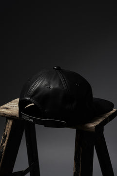 画像をギャラリービューアに読み込む, ISAMU KATAYAMA BACKLASH FLAT VISOR CAP / MONOCHROME LUXURY STEER (BLACK)