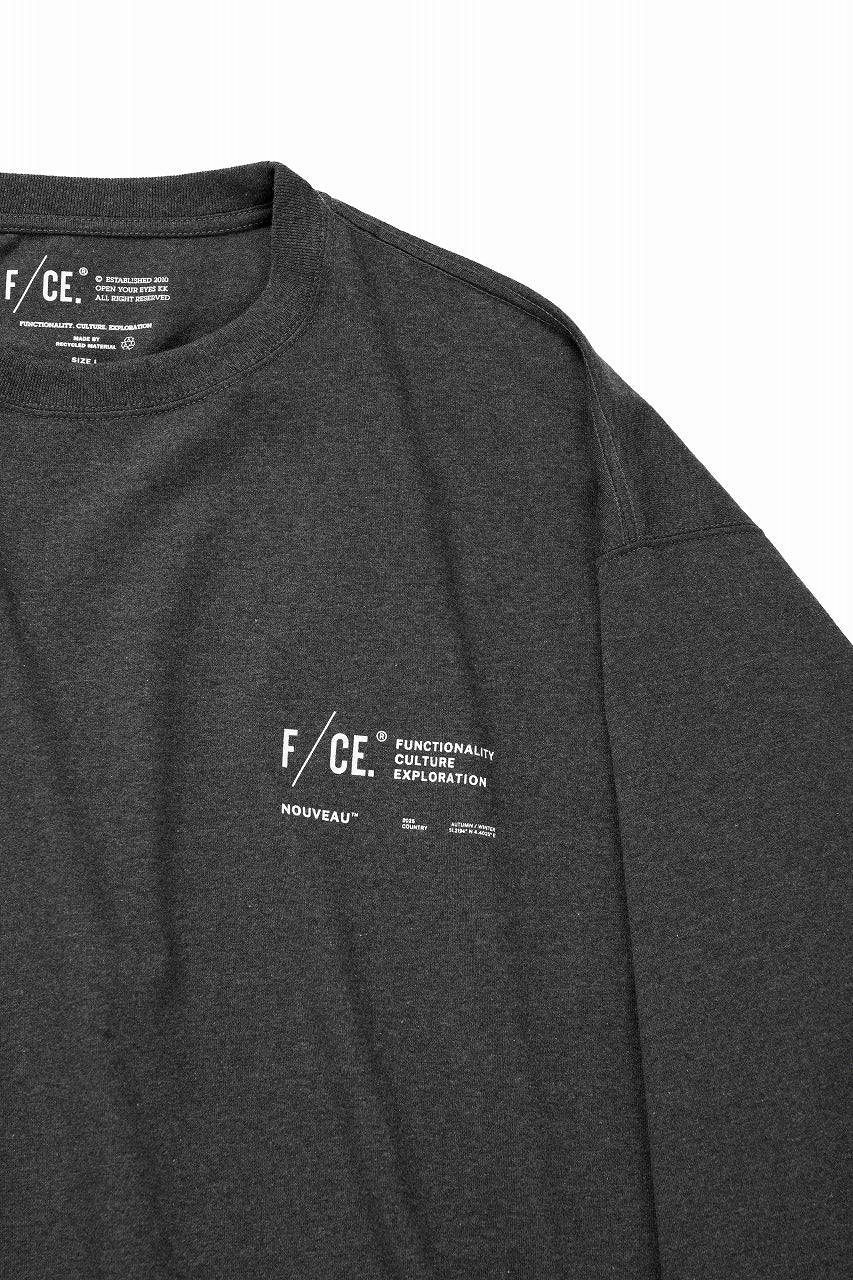 F/CE. RE LOGO LONG SLEEVE T (CHARCOAL)の商品ページ