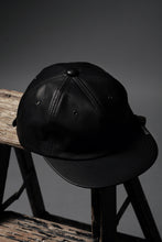 画像をギャラリービューアに読み込む, ISAMU KATAYAMA BACKLASH FLAT VISOR CAP / MONOCHROME LUXURY STEER (BLACK)