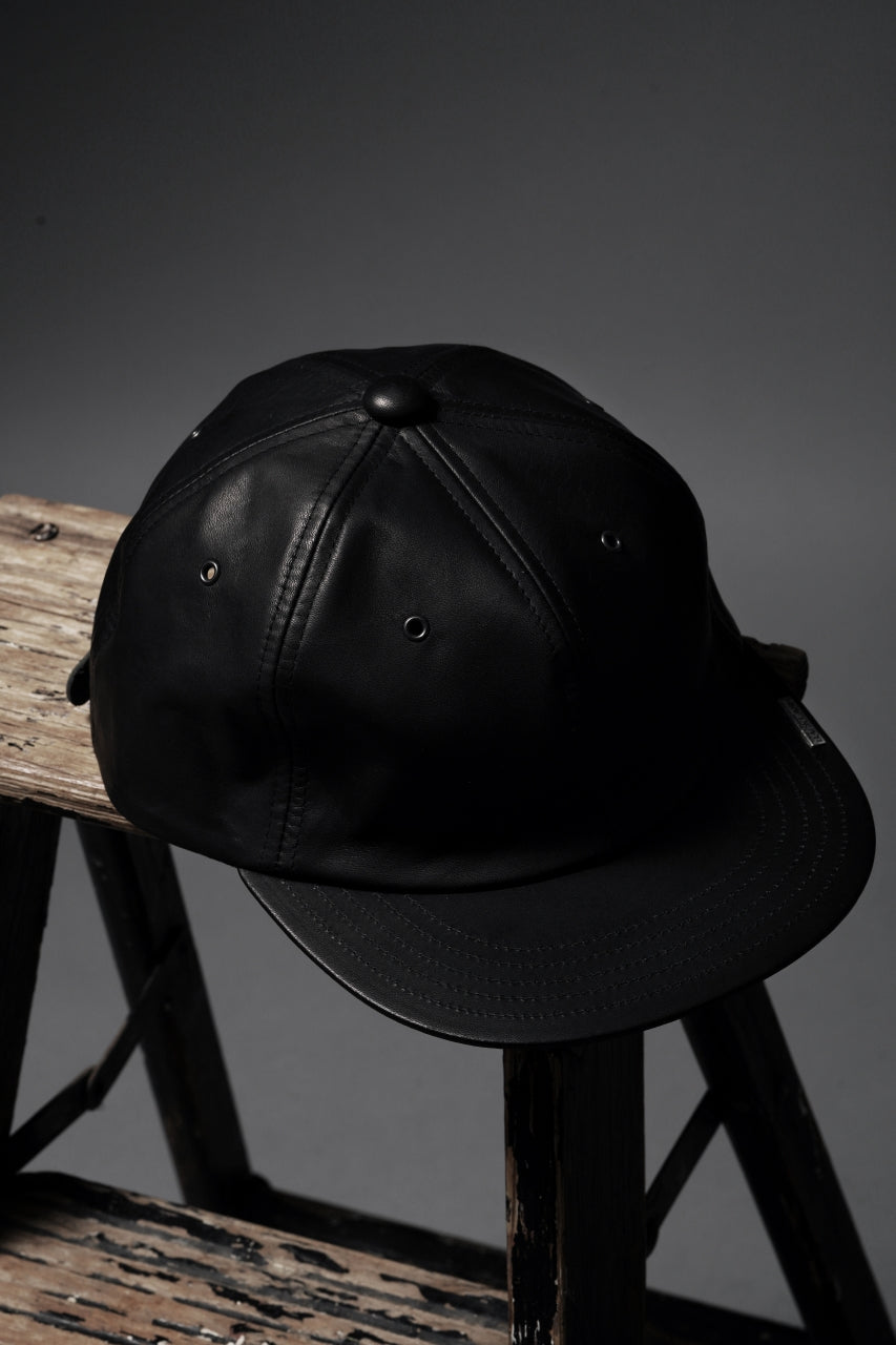 画像をギャラリービューアに読み込む, ISAMU KATAYAMA BACKLASH FLAT VISOR CAP / MONOCHROME LUXURY STEER (BLACK)