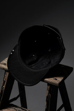 画像をギャラリービューアに読み込む, ISAMU KATAYAMA BACKLASH FLAT VISOR CAP / MONOCHROME LUXURY STEER (BLACK)