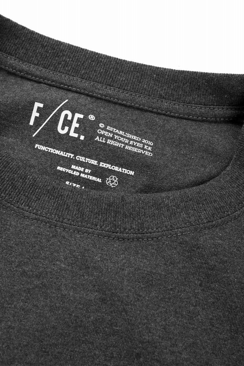 画像をギャラリービューアに読み込む, F/CE. RE LOGO LONG SLEEVE T (CHARCOAL)