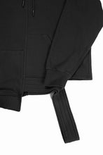 画像をギャラリービューアに読み込む, 【SAMPLE SALE】A.F ARTEFACT ASYMMETRY LOOP HEM SWEAT HOODIE (BLACK)