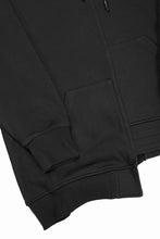 画像をギャラリービューアに読み込む, 【SAMPLE SALE】A.F ARTEFACT ASYMMETRY LOOP HEM SWEAT HOODIE (BLACK)