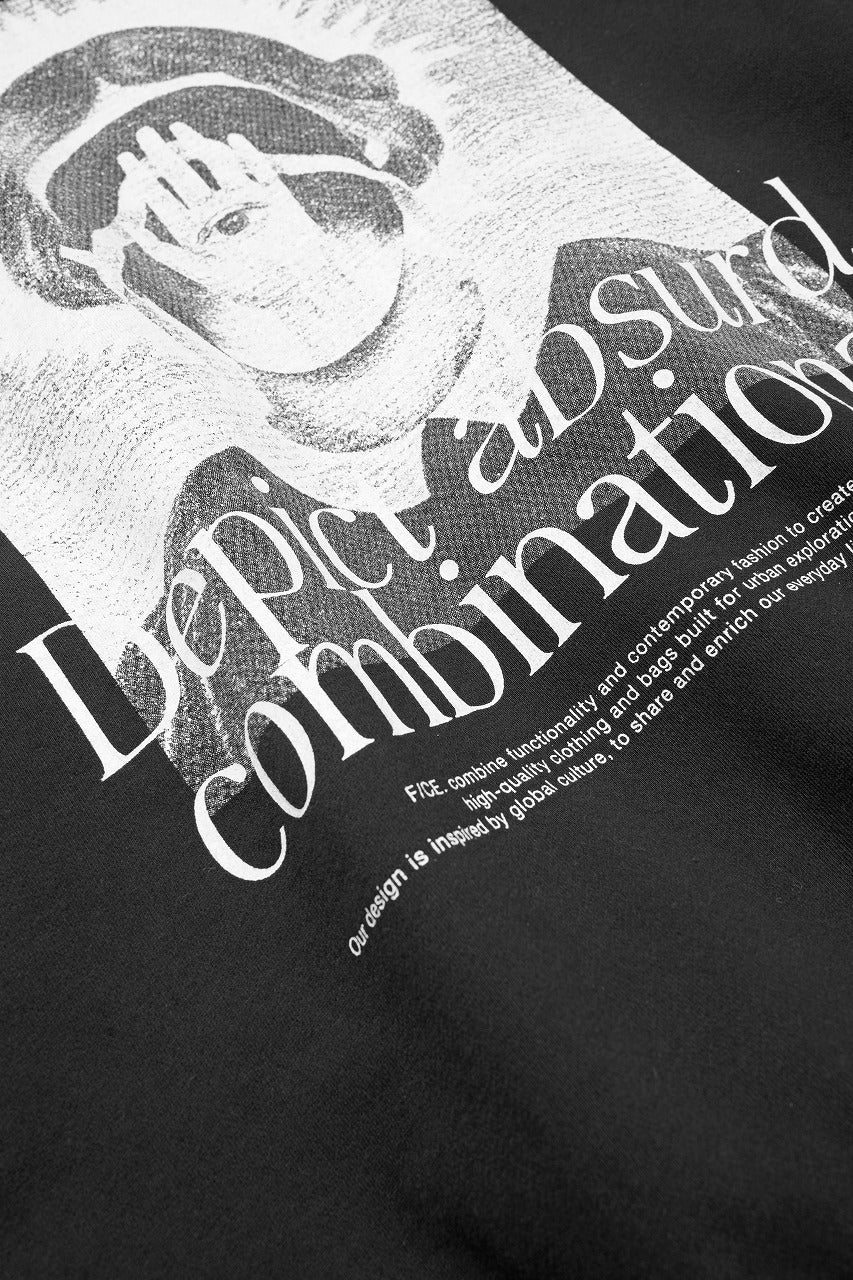 F/CE. HOODY TYPE-A / HIDDEN IDENTITY BY M.ENOMOTO (BLACK)