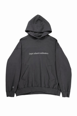 F/CE. HOODY TYPE-B / HIDDEN IDENTITY BY M.ENOMOTO (CHARCOAL)
