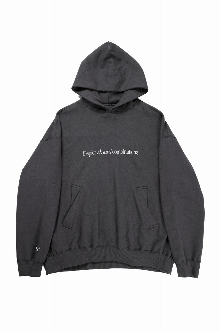 F/CE. HOODY TYPE-B / HIDDEN IDENTITY BY M.ENOMOTO (CHARCOAL)