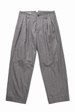 画像をギャラリービューアに読み込む, Hannibal. Wide Pleated Trousers / Homer 222. (GREY MARBLE)