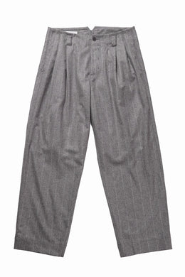 Hannibal. Wide Pleated Trousers / Homer 222. (GREY MARBLE)