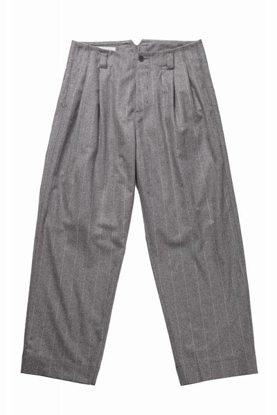 Hannibal. Wide Pleated Trousers / Homer 222. (GREY MARBLE)