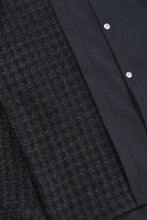 画像をギャラリービューアに読み込む, 【SAMPLE SALE】A.F ARTEFACT SNAPPED PANEL SWITCHING SHIRT / COMBI TWILL &amp; TWEED (NAVY)
