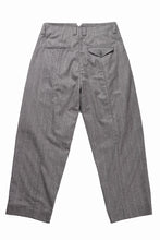 画像をギャラリービューアに読み込む, Hannibal. Wide Pleated Trousers / Homer 222. (GREY MARBLE)