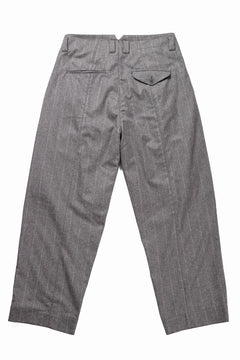 画像をギャラリービューアに読み込む, Hannibal. Wide Pleated Trousers / Homer 222. (GREY MARBLE)
