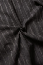 画像をギャラリービューアに読み込む, A TENTATIVE ATELIER Abel G. PIPING POCKET WORKER SHIRT (BROWN GREY STRIPES)