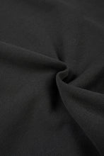 画像をギャラリービューアに読み込む, N/07 BASIC TOP / RIBBED CARDBOARD KNIT JERSEY (BLACK)