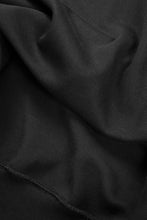 画像をギャラリービューアに読み込む, N/07 BASIC TOP / RIBBED CARDBOARD KNIT JERSEY (BLACK)