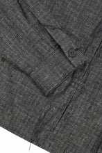 画像をギャラリービューアに読み込む, A TENTATIVE ATELIER Abel G. MULTI-STITCHES WORKER SHIRT (BLACK)