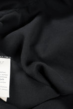 画像をギャラリービューアに読み込む, N/07 BASIC TOP / RIBBED CARDBOARD KNIT JERSEY (BLACK)