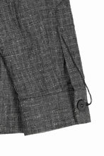 画像をギャラリービューアに読み込む, A TENTATIVE ATELIER Abel G. MULTI-STITCHES WORKER SHIRT (BLACK)