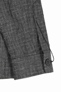 画像をギャラリービューアに読み込む, A TENTATIVE ATELIER Abel G. MULTI-STITCHES WORKER SHIRT (BLACK)