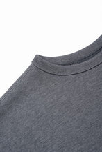画像をギャラリービューアに読み込む, N/07 BASIC TOP / RIBBED CARDBOARD KNIT JERSEY (GREY)
