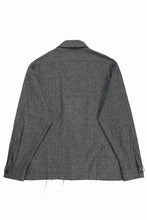 画像をギャラリービューアに読み込む, A TENTATIVE ATELIER Abel G. MULTI-STITCHES WORKER SHIRT (BLACK)