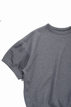 画像をギャラリービューアに読み込む, N/07 BASIC TOP / RIBBED CARDBOARD KNIT JERSEY (GREY)