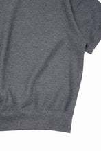 画像をギャラリービューアに読み込む, N/07 BASIC TOP / RIBBED CARDBOARD KNIT JERSEY (GREY)