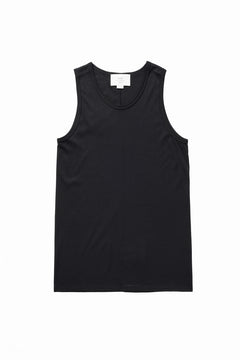 画像をギャラリービューアに読み込む, N/07 MINIMAL TANK TOP / MVS SPIRAL TELECO (BLACK)