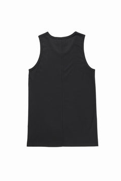 画像をギャラリービューアに読み込む, N/07 MINIMAL TANK TOP / MVS SPIRAL TELECO (BLACK)