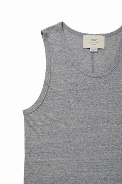画像をギャラリービューアに読み込む, N/07 MINIMAL TANK TOP / MVS SPIRAL TELECO (HEATHER)