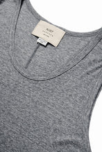 画像をギャラリービューアに読み込む, N/07 MINIMAL TANK TOP / MVS SPIRAL TELECO (HEATHER)