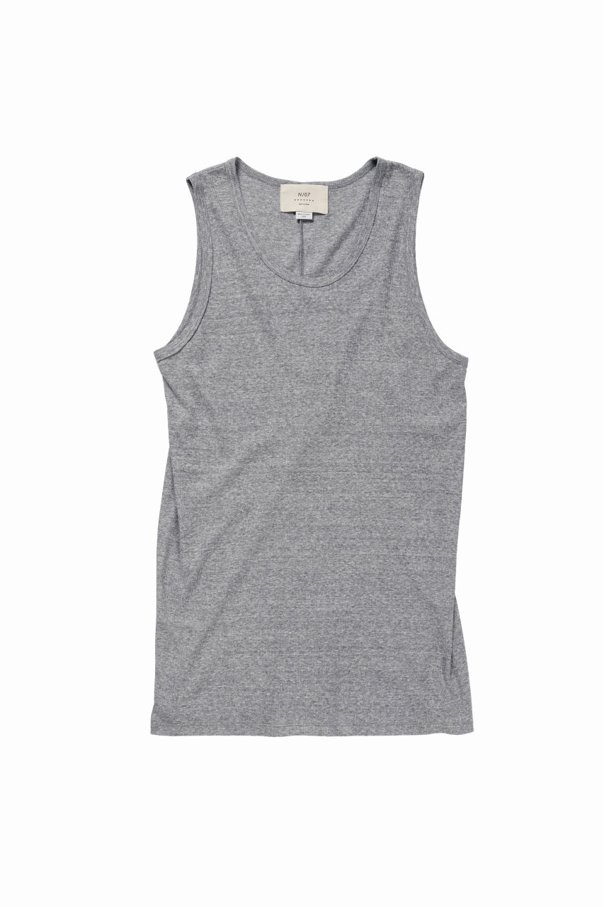 画像をギャラリービューアに読み込む, N/07 MINIMAL TANK TOP / MVS SPIRAL TELECO (HEATHER)