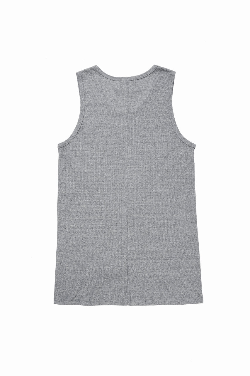 画像をギャラリービューアに読み込む, N/07 MINIMAL TANK TOP / MVS SPIRAL TELECO (HEATHER)