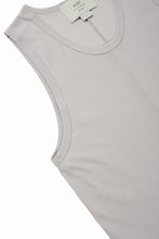 画像をギャラリービューアに読み込む, N/07 MINIMAL TANK TOP / MVS SPIRAL TELECO (GREIGE)