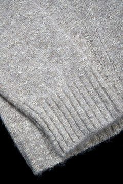 Load image into Gallery viewer, 【SAMPLE SALE】A.F ARTEFACT KNIT SWEATER / MELANGE WOOL (KHAKI)