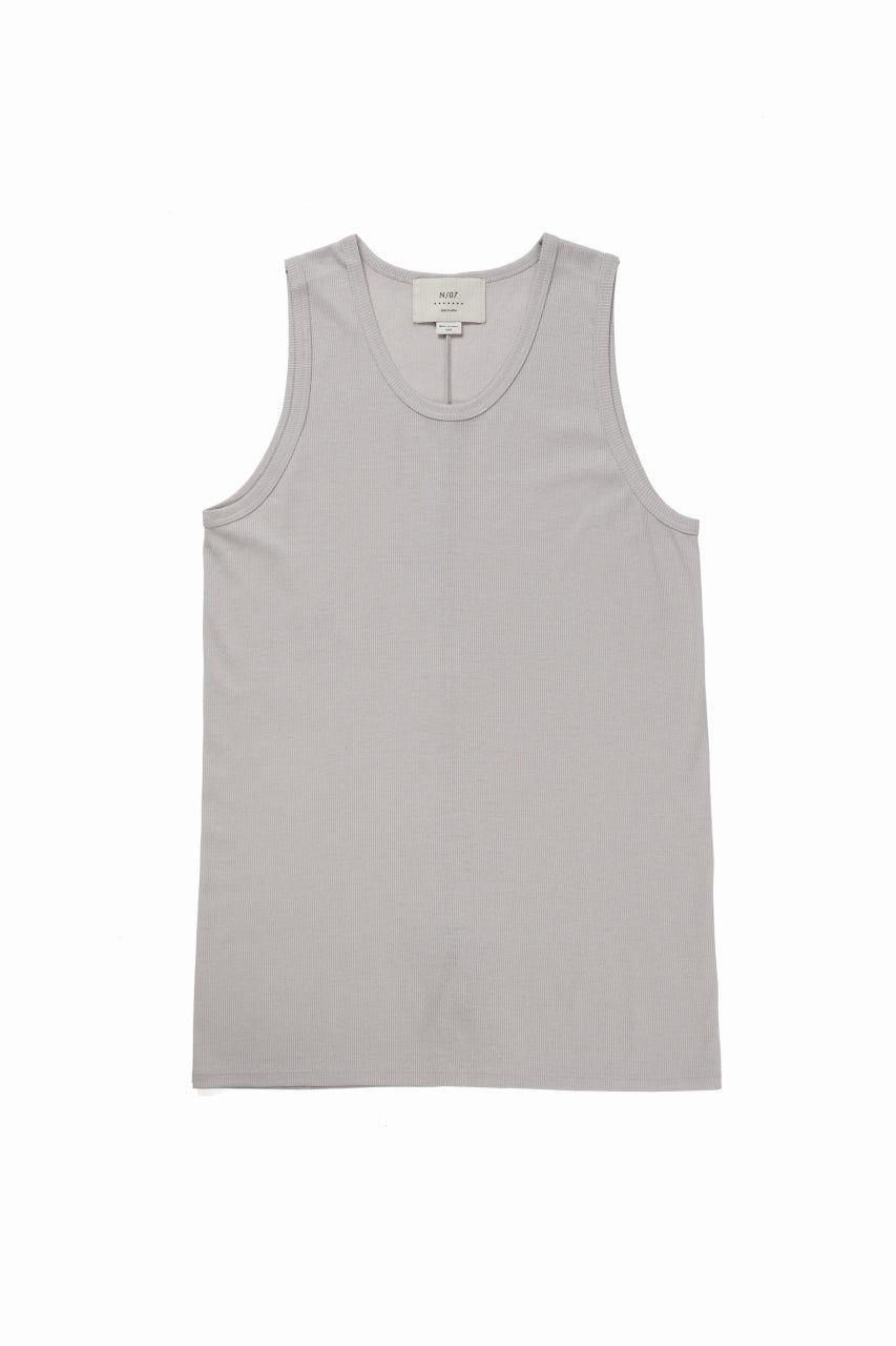N/07 MINIMAL TANK TOP / MVS SPIRAL TELECO (GREIGE)