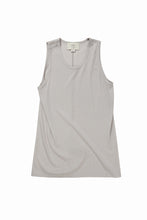 画像をギャラリービューアに読み込む, N/07 MINIMAL TANK TOP / MVS SPIRAL TELECO (GREIGE)