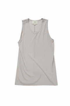 画像をギャラリービューアに読み込む, N/07 MINIMAL TANK TOP / MVS SPIRAL TELECO (GREIGE)