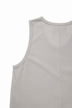 画像をギャラリービューアに読み込む, N/07 MINIMAL TANK TOP / MVS SPIRAL TELECO (GREIGE)