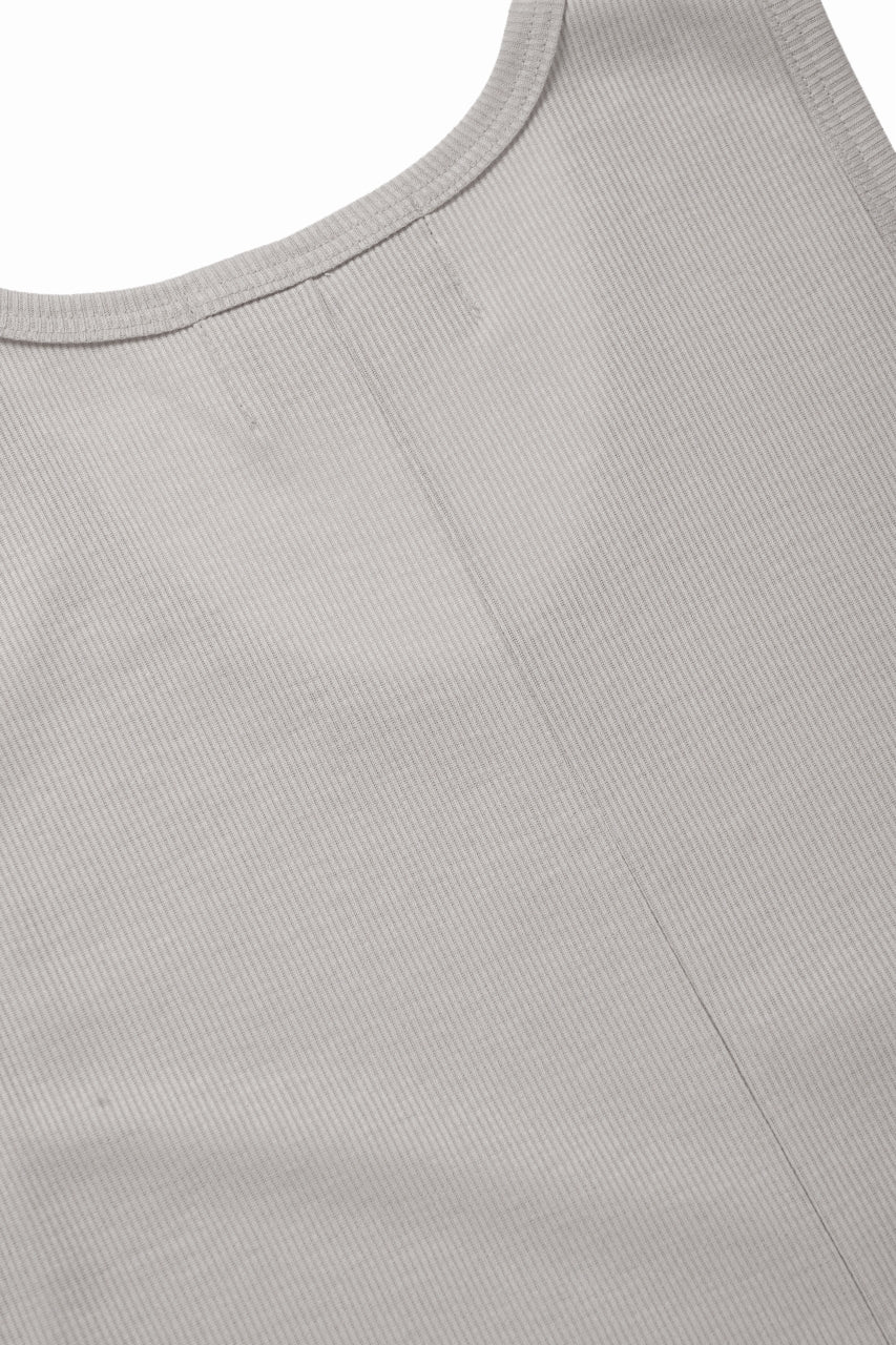 N/07 MINIMAL TANK TOP / MVS SPIRAL TELECO (GREIGE)