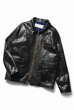 画像をギャラリービューアに読み込む, A TENTATIVE ATELIER MARCEL POOT LEATHER ZIPPER WORKER JACKET / VACCHETTA HORSE LEATHER (BLACK)
