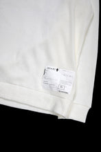 Load image into Gallery viewer, 【SAMPLE SALE】A.F ARTEFACT OVER SIZED DOLMAN LONG PULL OVER / WAFFLE COTTON JERSEY (WHITE)