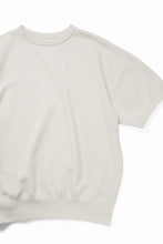 画像をギャラリービューアに読み込む, N/07 BASIC TOP / RIBBED CARDBOARD KNIT JERSEY (LIGHT BEIGE)