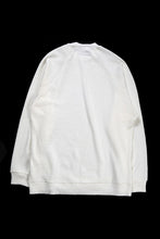 Load image into Gallery viewer, 【SAMPLE SALE】A.F ARTEFACT OVER SIZED DOLMAN LONG PULL OVER / WAFFLE COTTON JERSEY (WHITE)