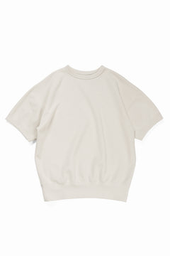 画像をギャラリービューアに読み込む, N/07 BASIC TOP / RIBBED CARDBOARD KNIT JERSEY (LIGHT BEIGE)