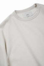 画像をギャラリービューアに読み込む, N/07 BASIC TOP / RIBBED CARDBOARD KNIT JERSEY (LIGHT BEIGE)