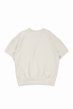 画像をギャラリービューアに読み込む, N/07 BASIC TOP / RIBBED CARDBOARD KNIT JERSEY (LIGHT BEIGE)