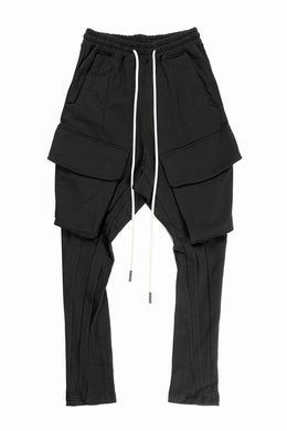 A.F ARTEFACT CARGO JOHDPURS SWEAT PANTS (BLACK)