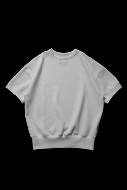 N/07 BASIC TOP / RIBBED CARDBOARD KNIT JERSEY (WHITE)